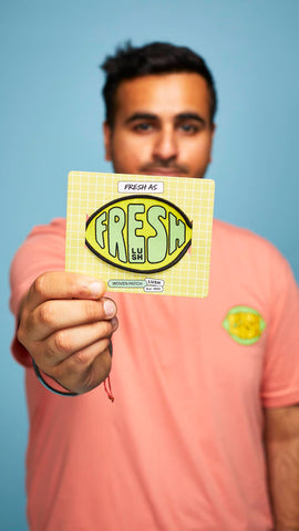 Fresh As Woven Patch